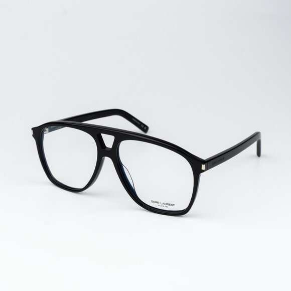 Saint Laurent DUNE Women Eyeglasses Black Pilot SL596 DUNE OPT 001 NEW AUTHENTIC - Picture 2 of 15